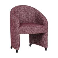 Woood Cordo eetkamerstoel Bordeaux Melange