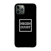 Negenduust black: Volledig geprint iPhone 11 Pro Hoesje