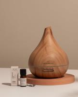 Geurwolkje Voordeel Bundel: Unity - Geurwolkje® Aroma Diffuser - Licht hout - 400 ml - met Lavendel Etherische Olie