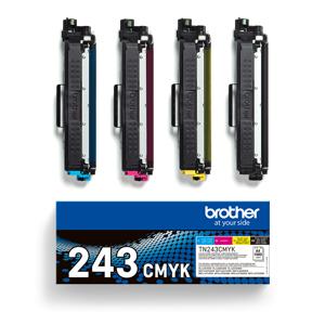 Brother TN-243CMYK tonercartridge 1 stuk(s) Origineel Zwart, Cyaan, Magenta, Geel