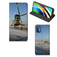 Motorola Moto G9 Plus Book Cover Schaatsers