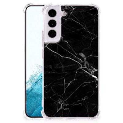 Samsung Galaxy S22 Anti-Shock Hoesje Marmer Zwart - Origineel Cadeau Vader Samsung Galaxy S22 Anti-Shock Hoesje Marmer Zwart - Origineel Cadeau Vader