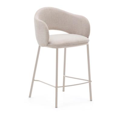 Kave Home Maina barkruk H65 chenille Beige