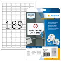 HERMA 10001 printeretiket Wit Zelfklevend printerlabel - thumbnail