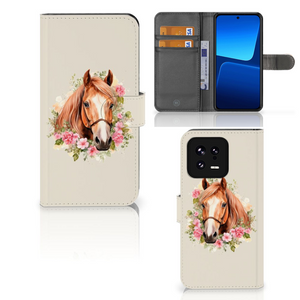 Telefoonhoesje met Pasjes voor Xiaomi 13 Paard