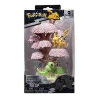 Jazwares Pokémon environment figuren set - caterpie & pikachu