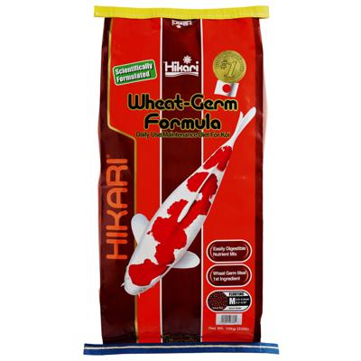 Hikari Koi & Vijvervissen Voer - Wheat-Germ Medium 10 Kg - Lichtverteerbaar, Versterkt Kleur & Vitaliteit