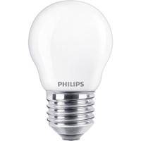Philips LED 76285800 LED-lamp Energielabel E (A - G) E27 Kogel 6.5 W = 60 W Warmwit (Ø x l) 4.5 cm x 7.8 cm 1 stuk(s)