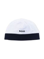 BOSS Kidswear bonnet à logo brodé - Bleu - thumbnail