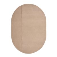 Kave Home Ovaal Vloerkleed Cosima Wol, 160 x 230cm - Beige