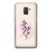 Roses are red: Samsung Galaxy A8 (2018) Transparant Hoesje Roses are red: Samsung Galaxy A8 (2018) Transparant Hoesje