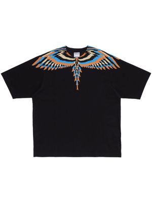 Marcelo Burlon County of Milan t-shirt à imprimé Optical Wings - Noir