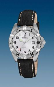 Horlogeband Festina F8888/M Leder Zwart