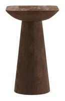 Light & Living Bijzettafel 'Dego' Mangohout, 33 x 33cm, kleur Donkerbruin