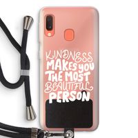 The prettiest: Samsung Galaxy A20e Transparant Hoesje met koord