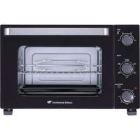CONTINENTAL EDISON CEMF35B4 - Miniforno elettrico 35L nero - 1500W - Girarrosto, Convezione naturale
