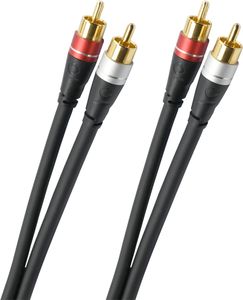 Oehlbach SL RCA CABLE 0,75 M Luidspreker kabel Zwart