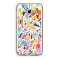 Watercolor Brushstrokes: Samsung Galaxy A5 (2017) Transparant Hoesje