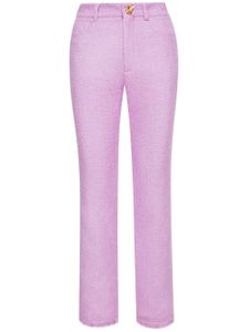 Oscar de la Renta pantalon court en tweed - Rose