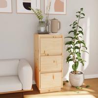 Dressoir 32x34x75 cm massief grenenhout - thumbnail