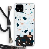 Terrazzo N°13: Pixel 4 Transparant Hoesje met koord