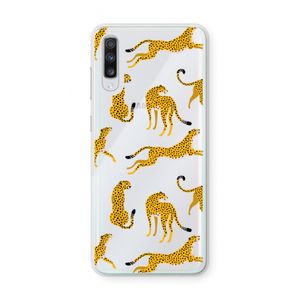 Luipaard: Samsung Galaxy A70 Transparant Hoesje