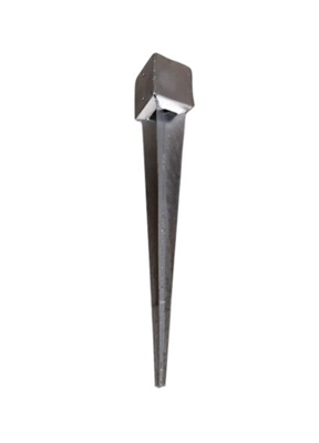Waelbers Paalhouder met punt121x900, thermisch verzinkt (FV) - 1 Stuk(s) - 427393.99