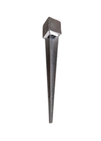 Waelbers Paalhouder met punt121x900, thermisch verzinkt (FV) - 1 Stuk(s) - 427393.99