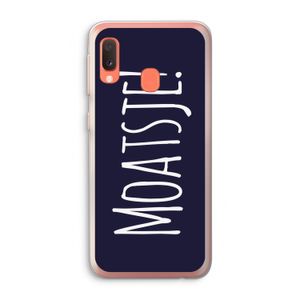 Moatsje!: Samsung Galaxy A20e Transparant Hoesje
