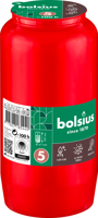Bolsius Herdenkingslicht Nr.5 Rood