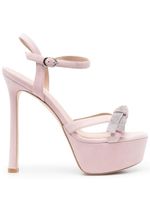 Stuart Weitzman sandales Mega Bow 160 mm - Rose - thumbnail