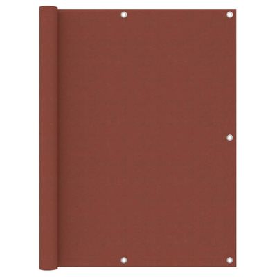 VidaXL Balkonscherm 120x300 cm oxford stof terracotta