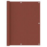 VidaXL Balkonscherm 120x300 cm oxford stof terracotta