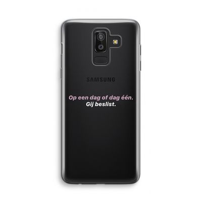 gij beslist: Samsung Galaxy J8 (2018) Transparant Hoesje