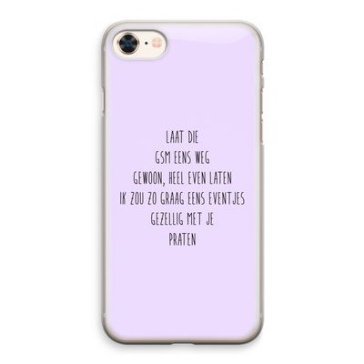 GSM: iPhone 8 Transparant Hoesje