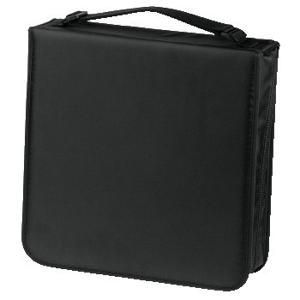 Hama CD Wallet Nylon 208, black 208 schijven Zwart