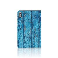 Lenovo Tab P11 Gen 2 Tablet Book Cover Wood Blue - thumbnail