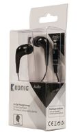 König CSHPIER100BL hoofdtelefoon/headset Hoofdtelefoons In-ear Zwart - thumbnail