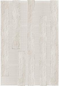 Layered - Vloerkleed Punja Bricks Wool Rug Bone White -