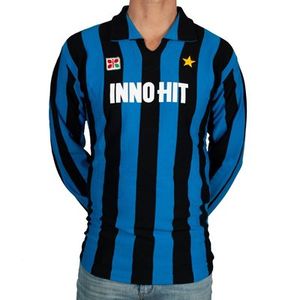 Golazzo! - Inter Milan 'MecSport' Retro Voetbalshirt 1981-1982 + Numme