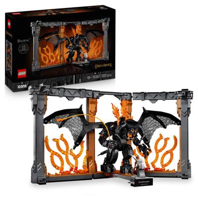 LEGO Icons boekensteun The Lord of the Rings Balrog set 10367