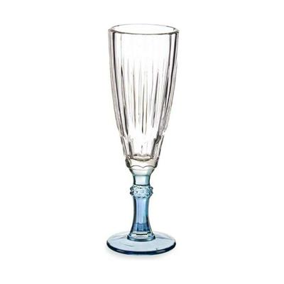 Champagneglas Vivalto PR05720ST3/BHA6 PEAC Exotic Blauw Kristal 170 ml (6 Stuks)