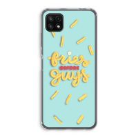 Always fries: Samsung Galaxy A22 5G Transparant Hoesje