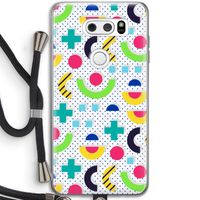 8-bit N°1: LG V30 Transparant Hoesje met koord