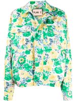 Plan C veste ample à fleurs - Vert