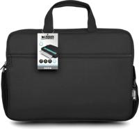 Laptoptas - Urban Factory - TLS17UF - 17,3 inch - Zwart - 17 inch - draaghandvat/schouderband