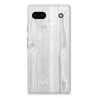 Google Pixel 6A | Bumper Hoesje | White Wood