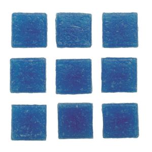 Mozaieken maken 30x blauwe steentjes 2 x 2 cm   -