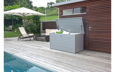 Biohort LeisureTime Box 200 Opbergdoos Rechthoekig Gegalvaniseerd staal Metallic, Zilver