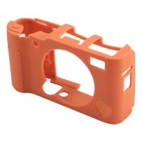 Zachte siliconen beschermhoes voor FUJIFILM X-A5 (oranje)